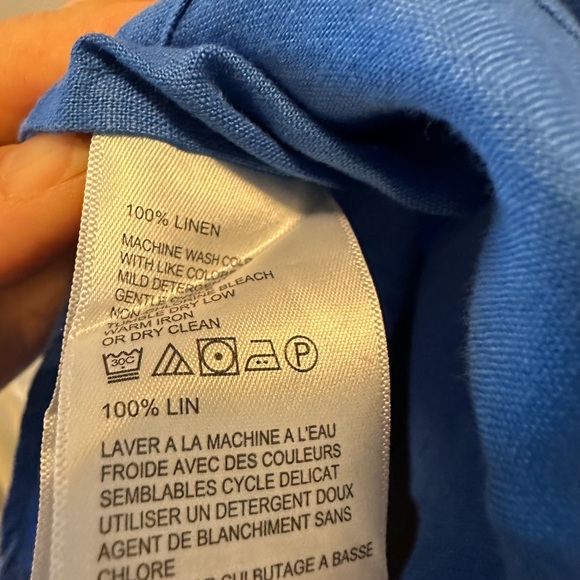 Tommy Bahama 100% linen size medium blouse - Picture 2 of 5